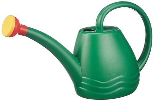 Ocean Mart Watering Can (Green 1.8 Litre) Plastic Green Water Can with Sprayer for Plants/Garden | Indoor Outdoor Watering Shower Can | Watering Hand Bottles for Garden | Sprinkler for Plants