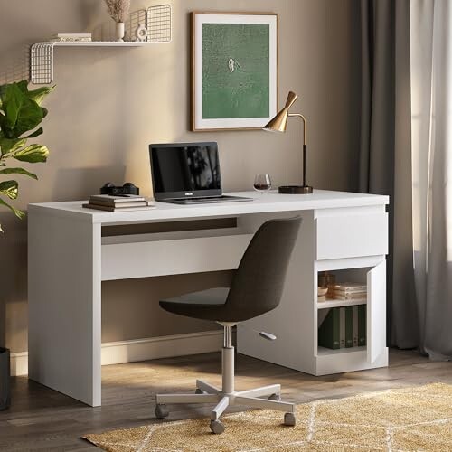 Wakefit Study Table | 1 Yr Warranty | Study Table with Book Shelf ...