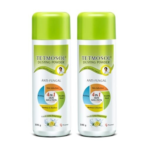 Tetmosol Anti-fungal Dusting Powder - for daily use - fights skin infections,