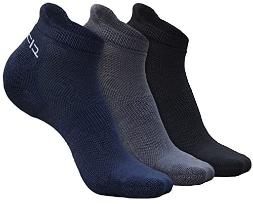 HEELIUM Bamboo Ankle Socks for Men | Odour-Free and Breathable 