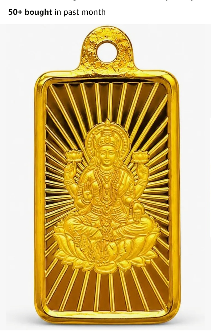 Augmont 24 Karat (999) Pure 2 g Gold Bar Pendant - Laxmiji