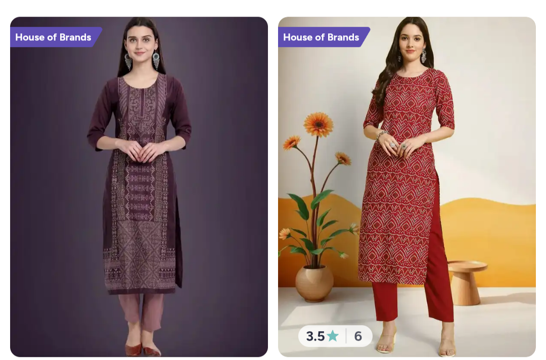 Women Kurta Flat at ₹135