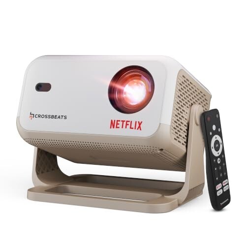 [Netflix Official License] Crossbeats Lumex Flix Projector 4k Ultra HD