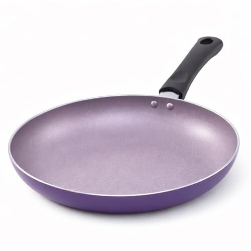 Wonderchef Valencia Non-Stick Fry Pan | Cool Touch Bakelite Handle | Pure Grade Aluminium| PFOA Free | 1.5 litres Capacity | Size 24 cm | 1 Year Warranty | Purple