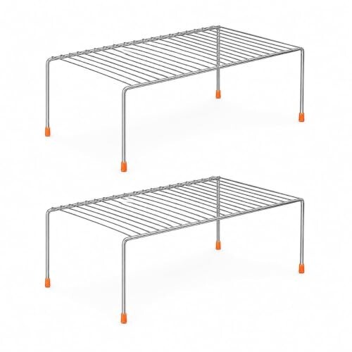 Stainless Steel Utensils Dish Rack/Multipurpose Rustproof Shelf/Storage Shelves/Stand For Home & Kitchen Cabinet, 