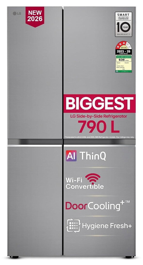 LG Smart Choice 790 L, 3 Star, Frost-Free, Double Door, 