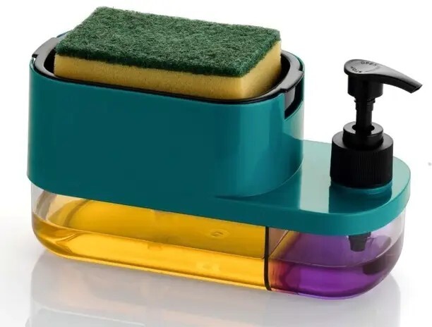 Streamline Your Kitchen Sink Counter With This 3-in-1 Dispenser & Caddy Under ₹129!