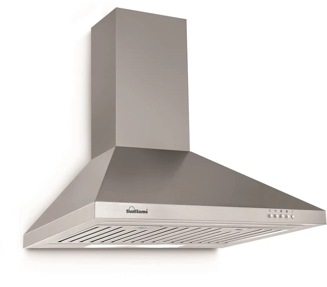 Sunflame FUSION 60 SS BF 850 m3/hr 60 cm Chimney (Wall Mounted, Stainless Steel)