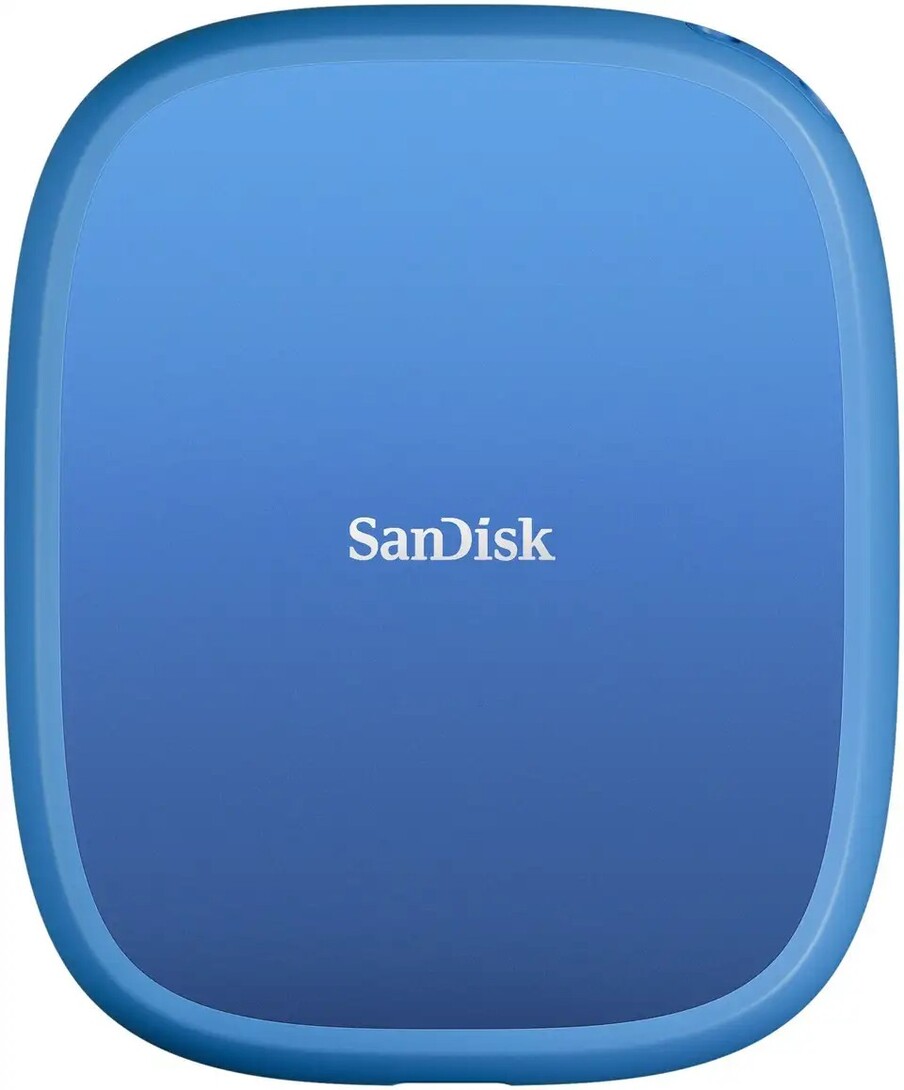 SanDisk Creator Phone SSD 2TB, compatible with MagSafe, up to 1000 MB/s read speeds 2 TB External Solid State Drive (SSD) (Blue)