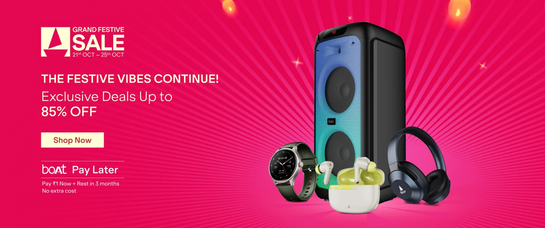 The Festive Vibes Continue| Exclusive Deals Up to 85% Off | Get Extra ₹2000 Off