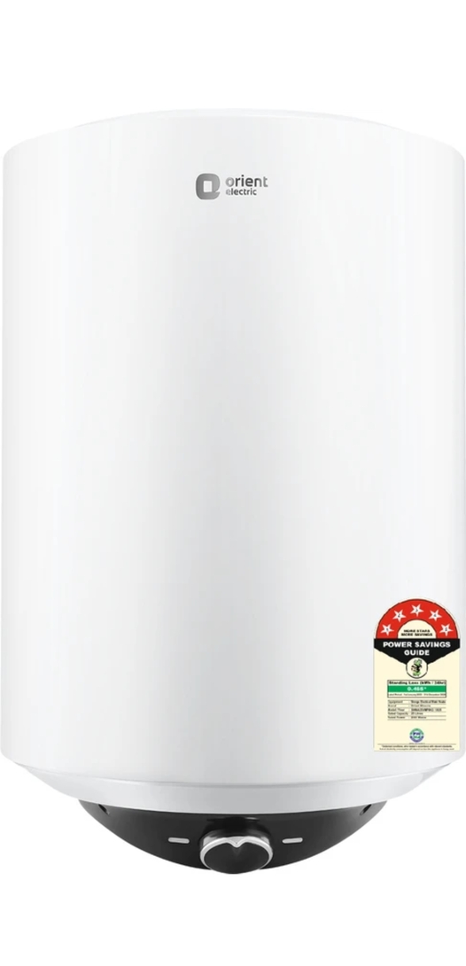 Orient Electric  25 L Storage Water Geyser (Cronos Pro | 5 Star BEE Energy Rating High-rise Compatible | SWCR25VMP8M2-WG, White, Black) (White, Black)