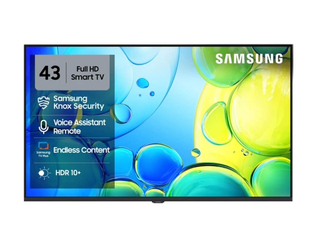 Samsung 108 cm (43 inch) Full HD LED Smart Tizen TV 2026 Edition with Voice Assistance Remote Control 150+ Free Channels HDR 10+ Support PurColor Contrast Enhancer Knox Security Object Tracking Sound 