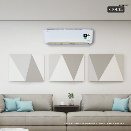  7 in 1 Convertible 1 Ton 3 Star Inverter Split AC with Self Diagnosis (2026 Model, Copper Condenser, CRLA012IND342402)