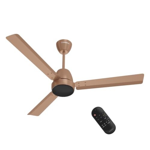 Crompton Energion Nucleoid 1200mm BLDC Ceiling Fan | Remote Control                                                                           | Gilded Beige