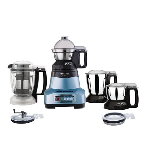Panasonic Heavy Duty Mixer Grinder For Kitchen MX-AE486 Monster Series Powerful 2000W Motor |3 Stainless Steel Multipurpose + 1 Juicer Jar 