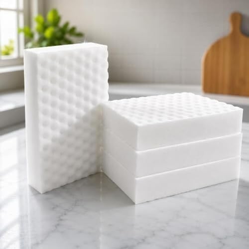 Magic Eraser Sponge for Wall - Premium Magic Sponge- Qty: 4