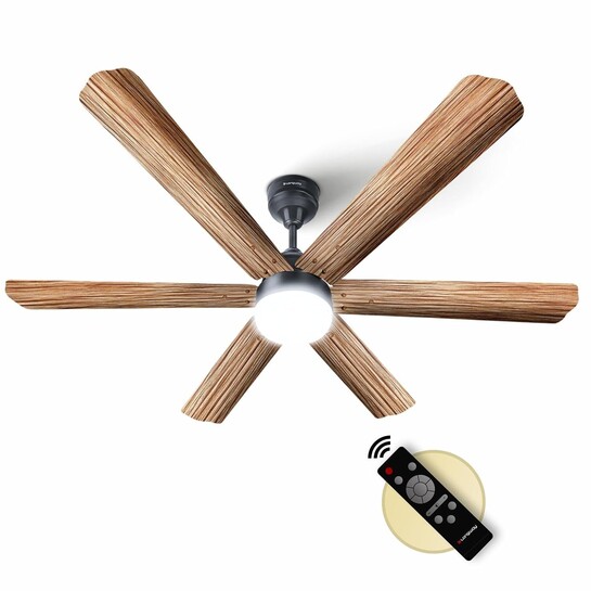 Longway Luminair Max 1200 mm BLDC Ceiling Fan with Remote Control & LED Light