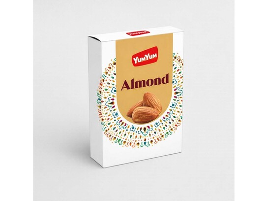 Yum Yum California Almonds 100 gm - YUM YUM - 100 Gram