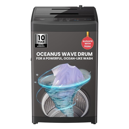 Haier 8 Kg, 5star, Fully Automatic Top Load Washing Machine