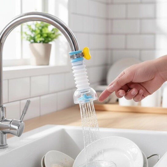 REWOF Adjustable Kitchen/Bathroom Faucet Sprayer Head