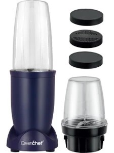 Greenchef Nutri Smash 220 W Juicer Mixer Grinder (Smash Blender | 2 Jars | Black, Pink, White, Blue)