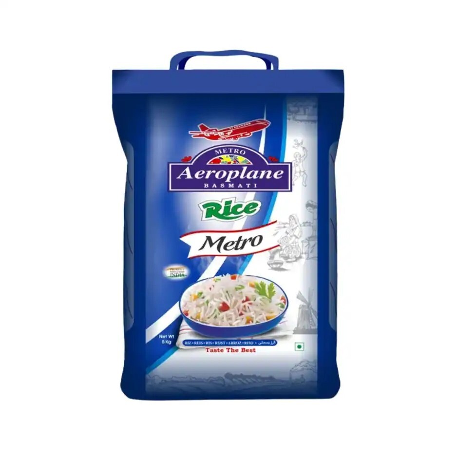 Zepto: Aeroplane Metro Basmati Rice 5 kg (location specific)