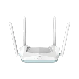D-Link R15 Wi-Fi 6 Router 2.4 GHz, 5 GHz 1500 Mbps Wifi Speed Dual Band External Antenna Ethernet (Cable Broadband) (White)