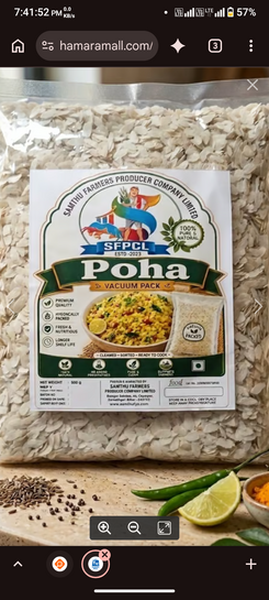 Farm Fresh Premium Poha (Flattened Rice) 500 gm @20