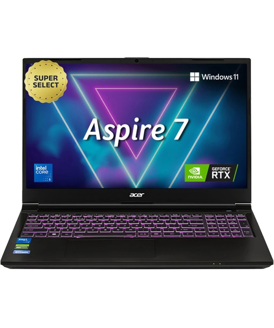 Acer Aspire 7 Intel Core 5 210H - (16 GB/512 GB SSD/Windows 11 Home/4 GB Graphics/NVIDIA GeForce RTX 3050) A715-79G Gaming Laptop on Flipkart