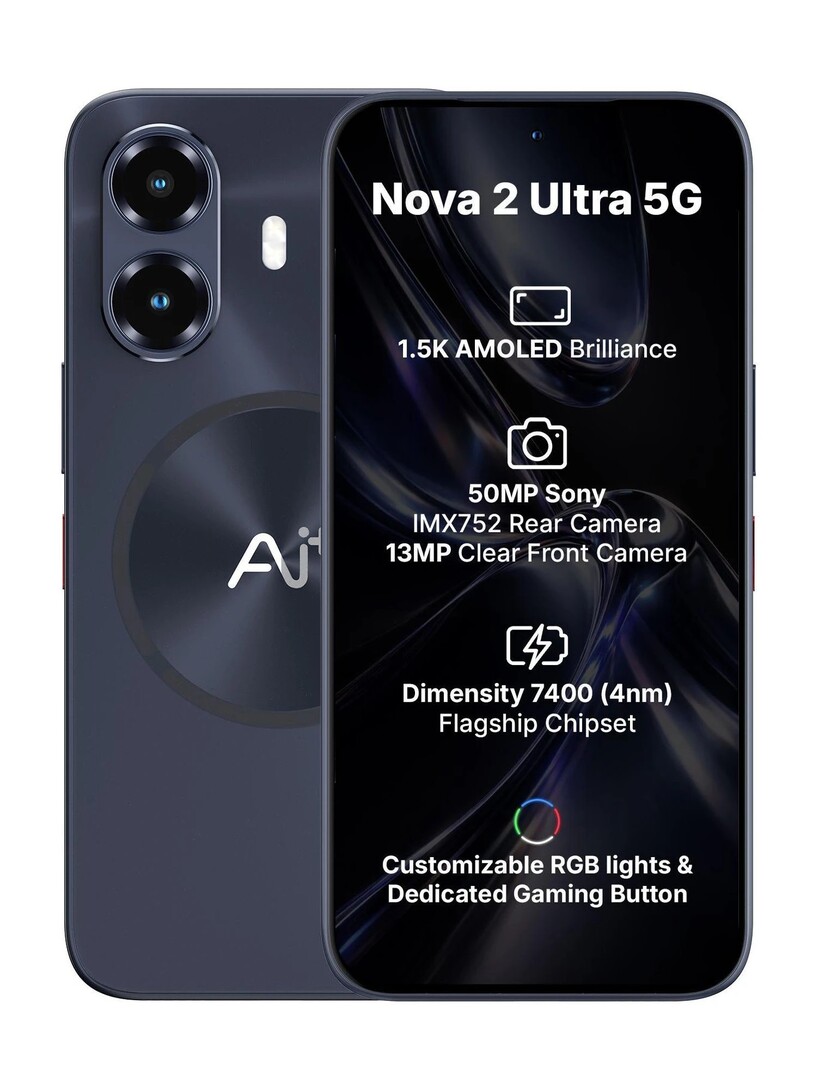 Ai+ Nova 2 Ultra 5G (Black, 128 GB) (6 GB RAM)