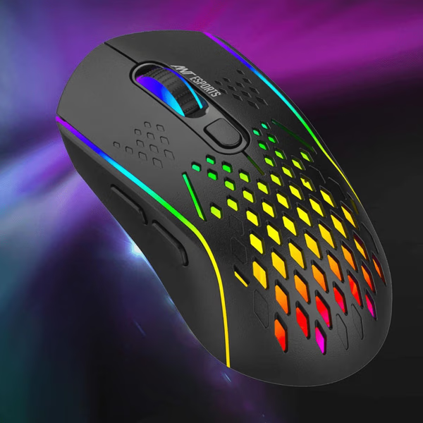 instamart - Ant Esports GM700 RGB Wireless Gaming Mouse | 4800 DPI | 2.4 GHz Wireless + Wired Support
