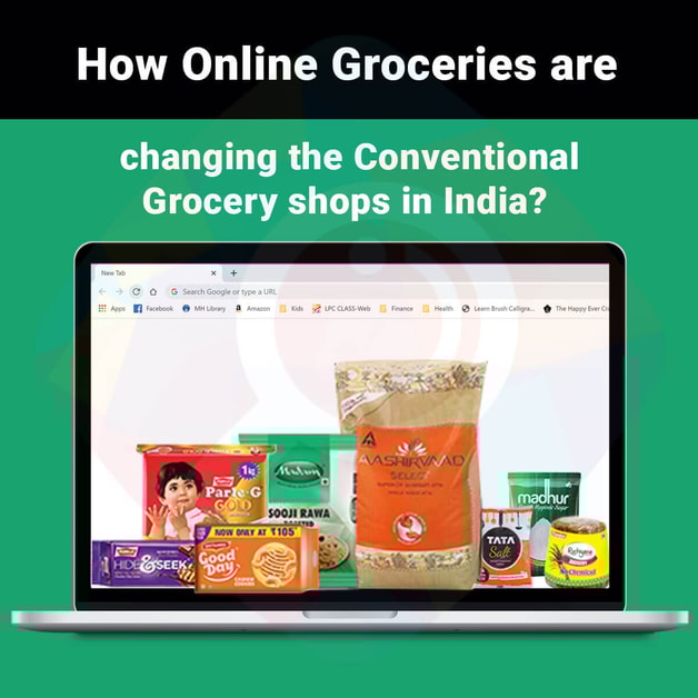 How Online Groceries are changing the Conventional Grocery Shops in