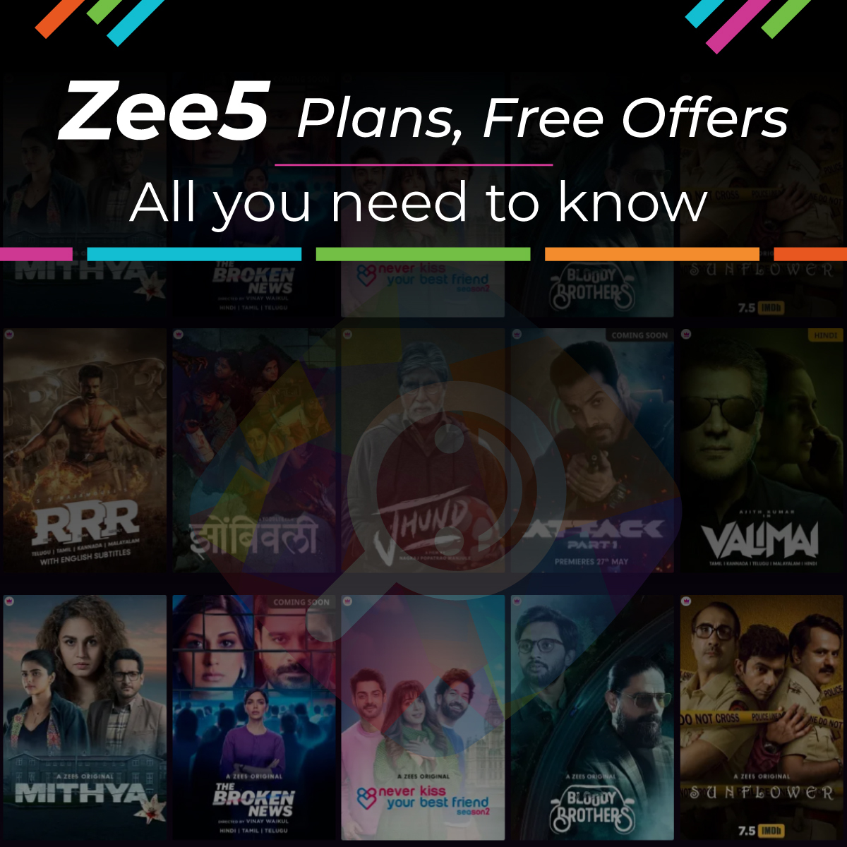 Zee5 Subscription Plans, Free offers, Price, and All You need