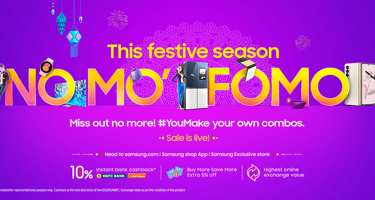 Samsung Diwali Sale 2022 (No Mo FOMO) Live Now: Check Best ...