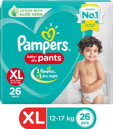 pampers xl 56 flipkart