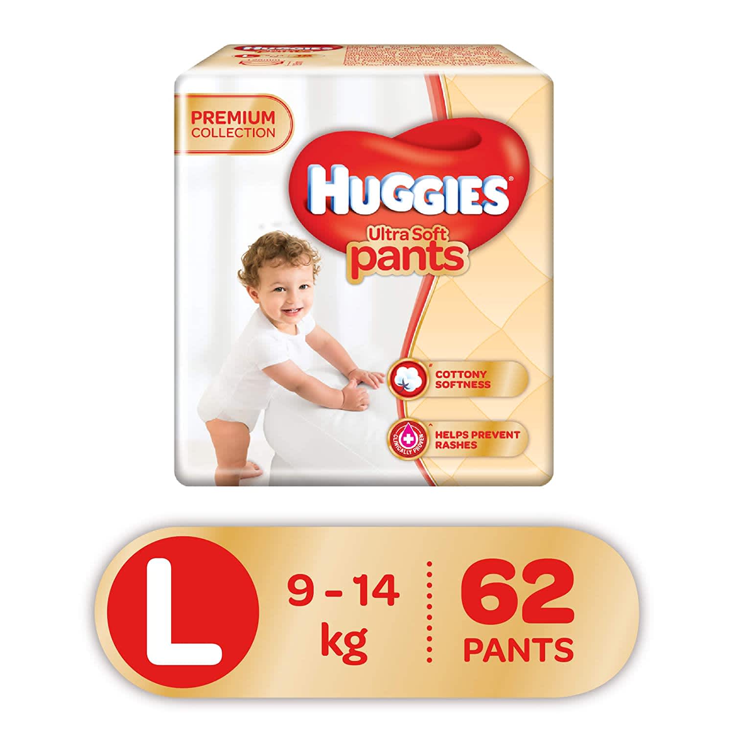 huggies premium soft pants large