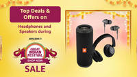 Top Deals & Offers on Headphones and Speakers during Amazon Great Indian Festival Sale