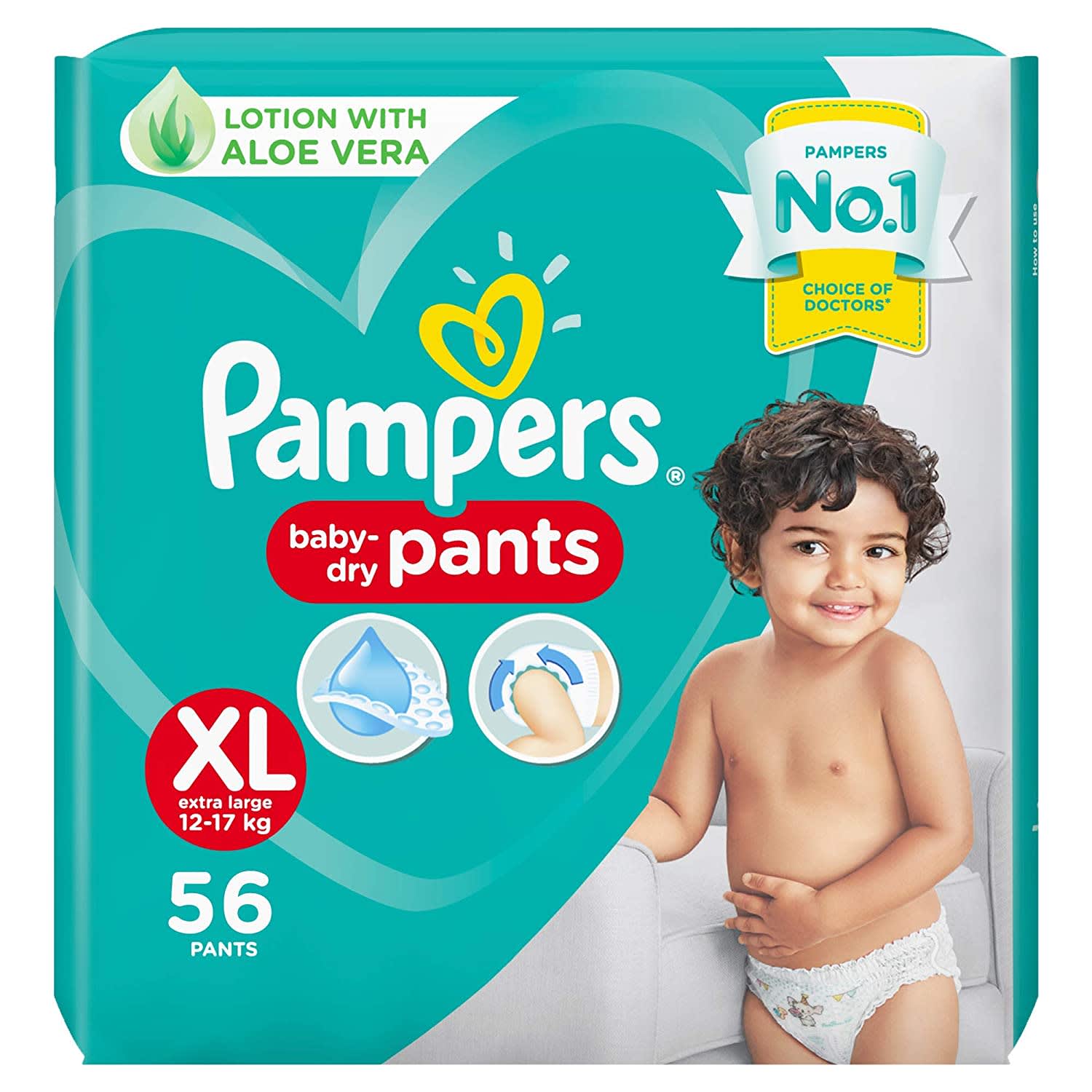 pampers xl 56 flipkart