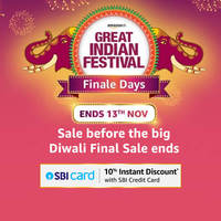 Check out the deals at Amazon Great Indian Festival Sale before the big Diwali Final Sale ends