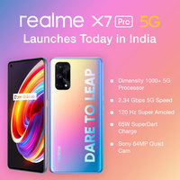 Realme X7 and X7 Pro 5G Launches Today in India : Know Price, Specifications, and Features