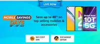 Mobile Savings Days 28th-29th July - Up to 40% Off + 10% Discount Up to 1500 On SBI Cards.