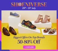 Myntra Shoeniverse Footwear Fest : Upto 50-80% off on Top Branded Footwear's