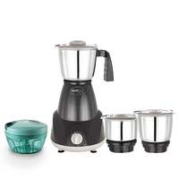 Pigeon Amaze Plus Mixer Grinder Combo 550 Watt with 3 Stainless Steel Jars and Handy Chopper (Dark Grey)