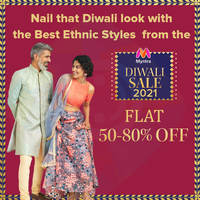 Nail that Diwali look with the Best Ethnic Styles from the Myntra Diwali Sale 2021- Flat 50-80% OFF