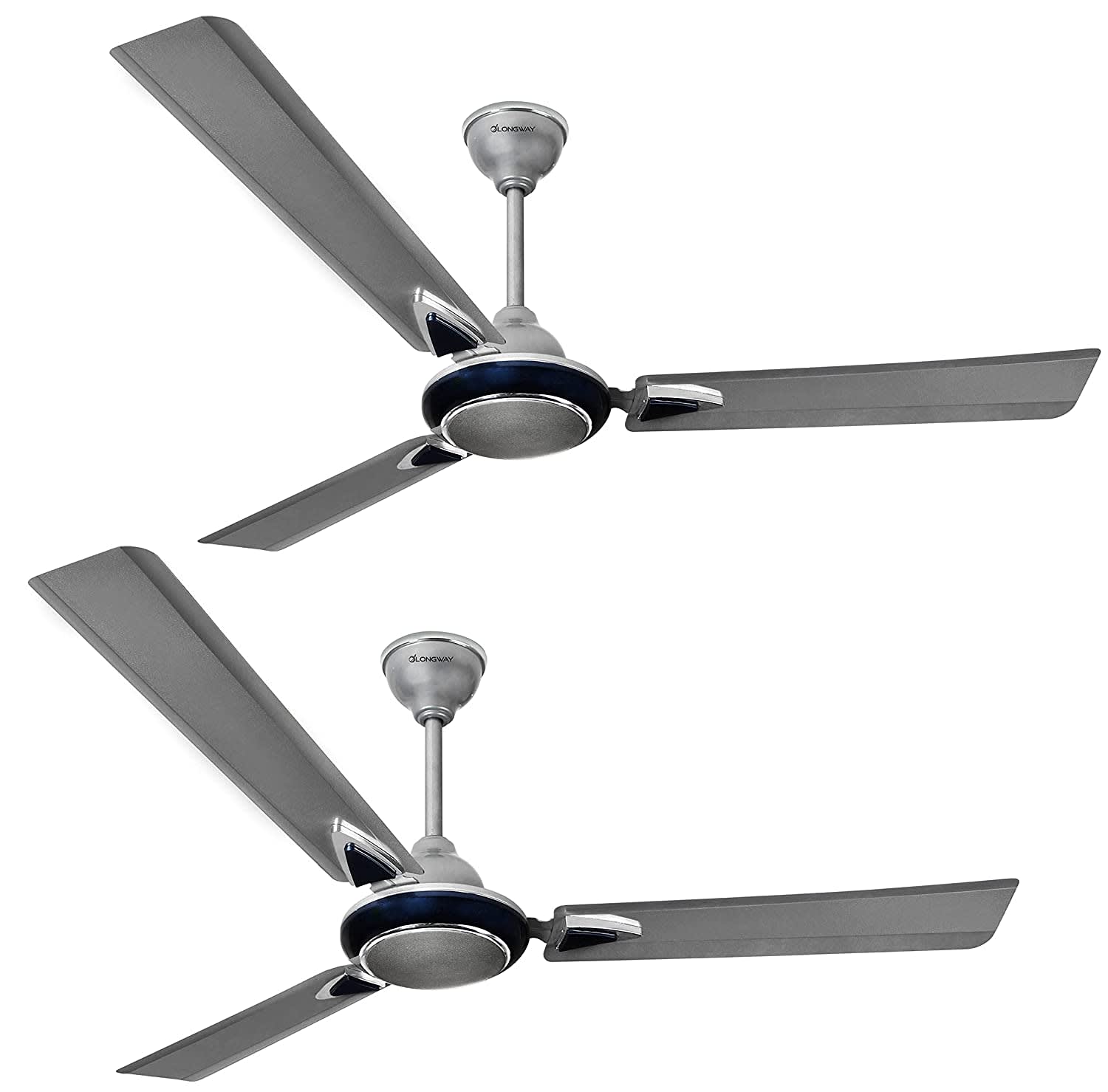 Blade Ceiling Fan (Silver Blue, Pack 