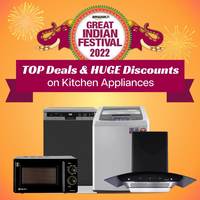 Amazon Great Indian Festival 2022 Live : HUGE discounts on washing machines, refrigerators, kitchen appliances!