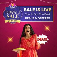 Myntra Diwali Sale 2022 goes live! Check the best deals and offers up to 80% OFF!