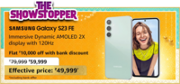 Samsung Galaxy S23 FE Sale Price Revealed on Amazon Great Indian Festival!