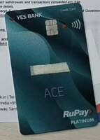 Yes bank RuPay ACE Credit Card | FREE Amazon voucher ₹500 on spending ₹1000