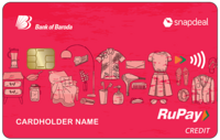 BOB issuing a Snapdeal Credit card LTF